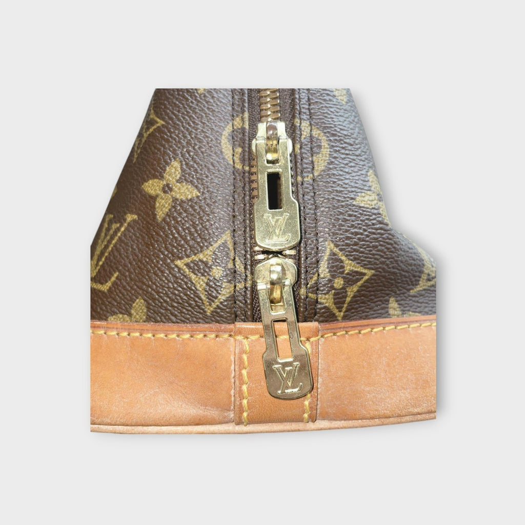 Louis Vuitton Alma PM 2Way Handbag Monogram M51130 Brown Leather 【A】