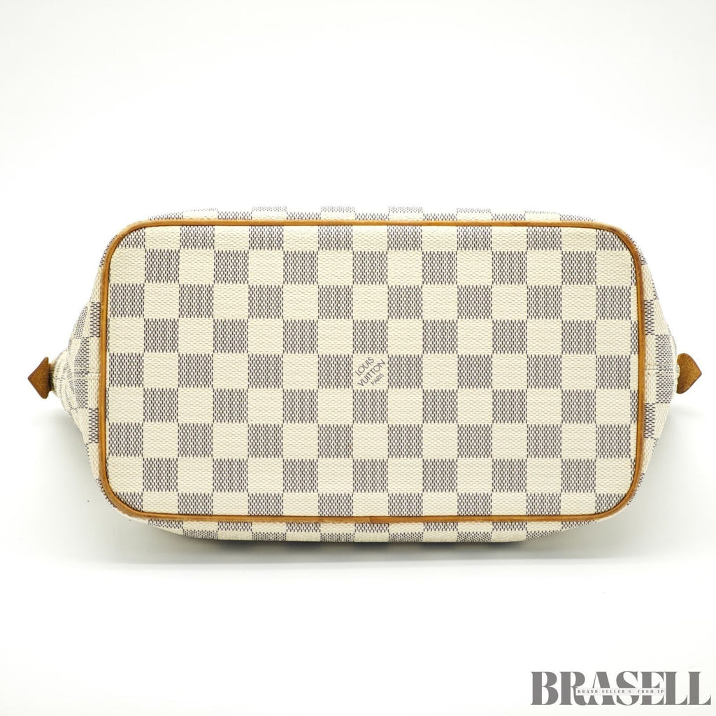 LOUIS VUITTON Saleya PM N51186 Damier Azur Tote Bag Ivory Women’s