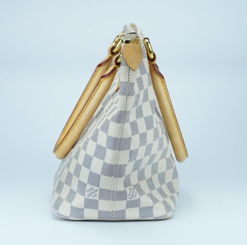 LOUIS VUITTON Damier Azur Saleya PM N51186