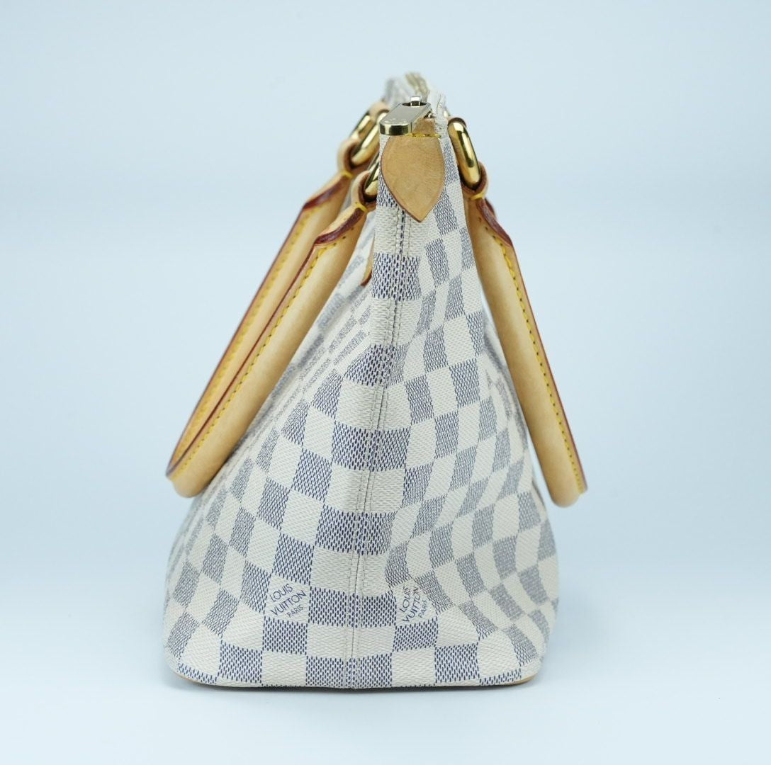 LOUIS VUITTON Damier Azur Saleya PM N51186