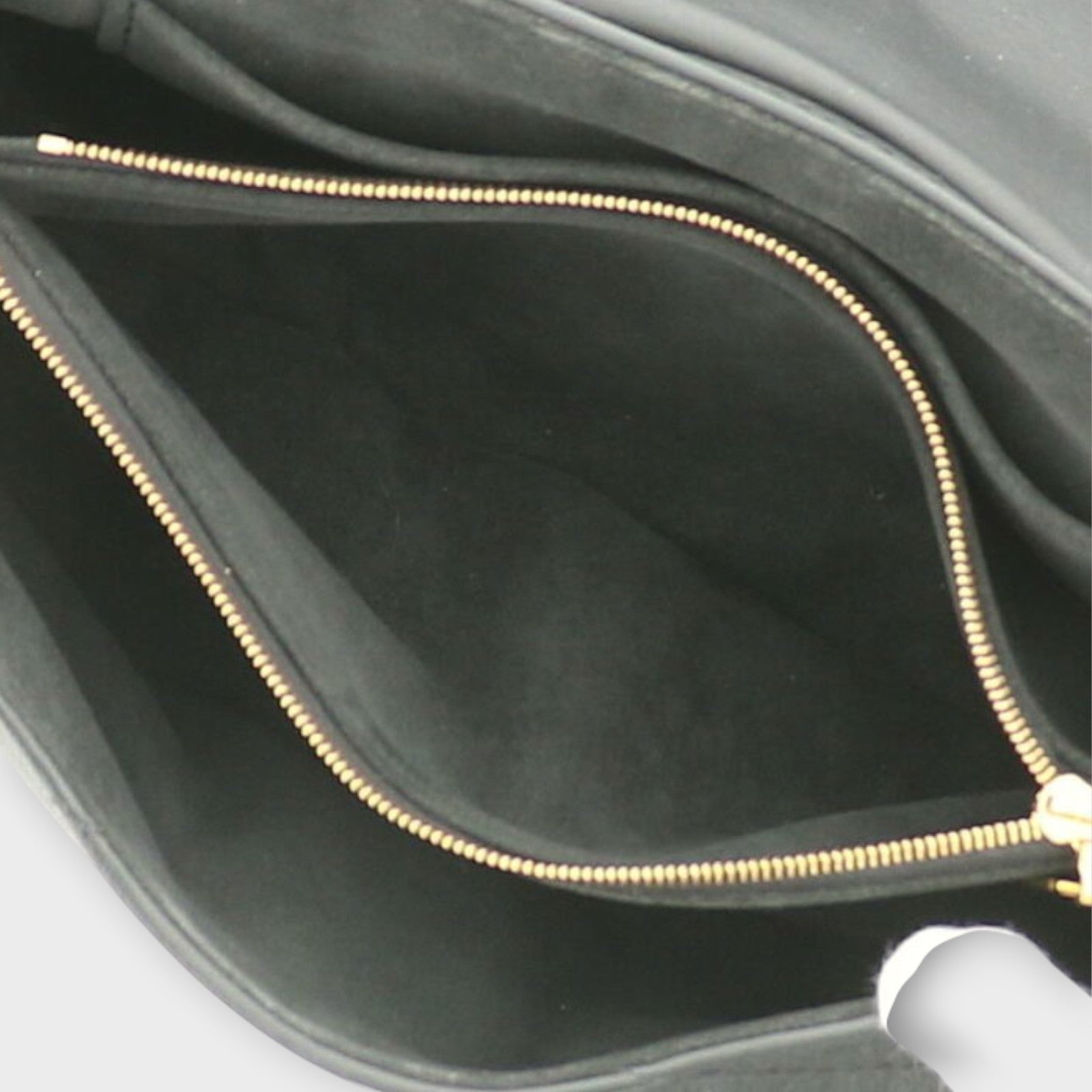 LOUIS VUITTON Monogram Black New Wave Chain Bag MM