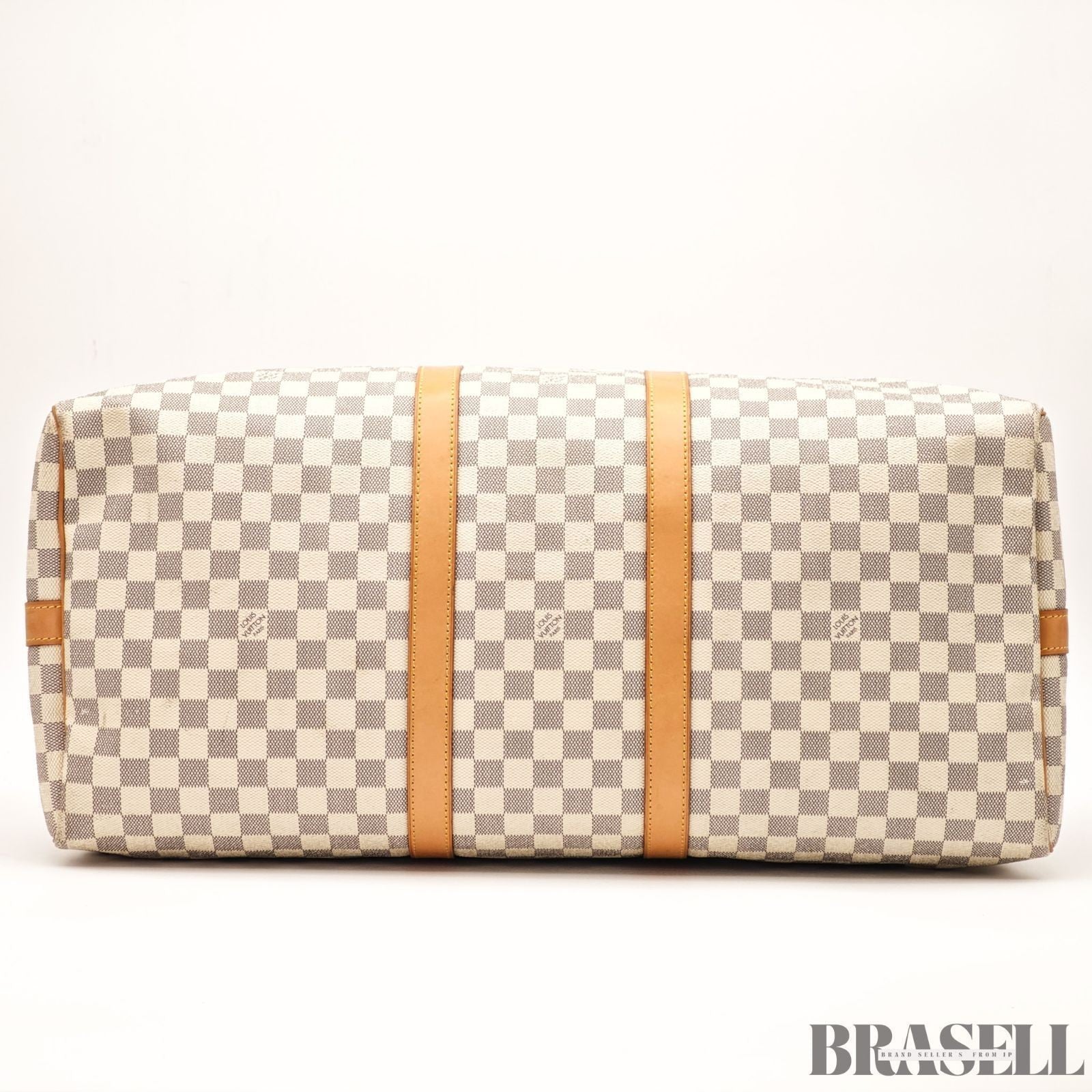 LOUIS VUITTON Keepall Bandouliere 55  Damier Azur N41429 Boston Bag