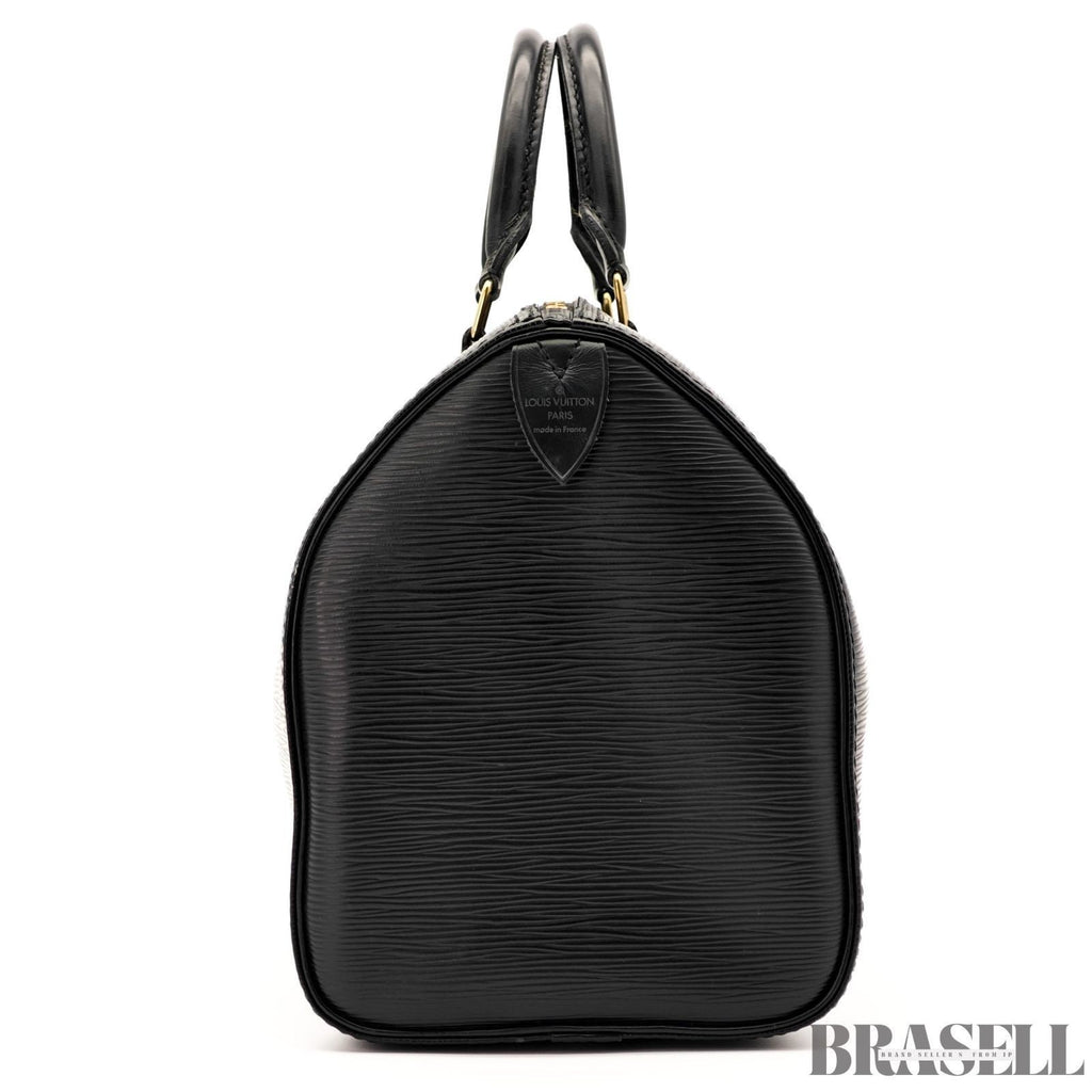 Louis Vuitton Speedy 30 Epi Leather Noir Handbag Mini Boston Bag M59022 France