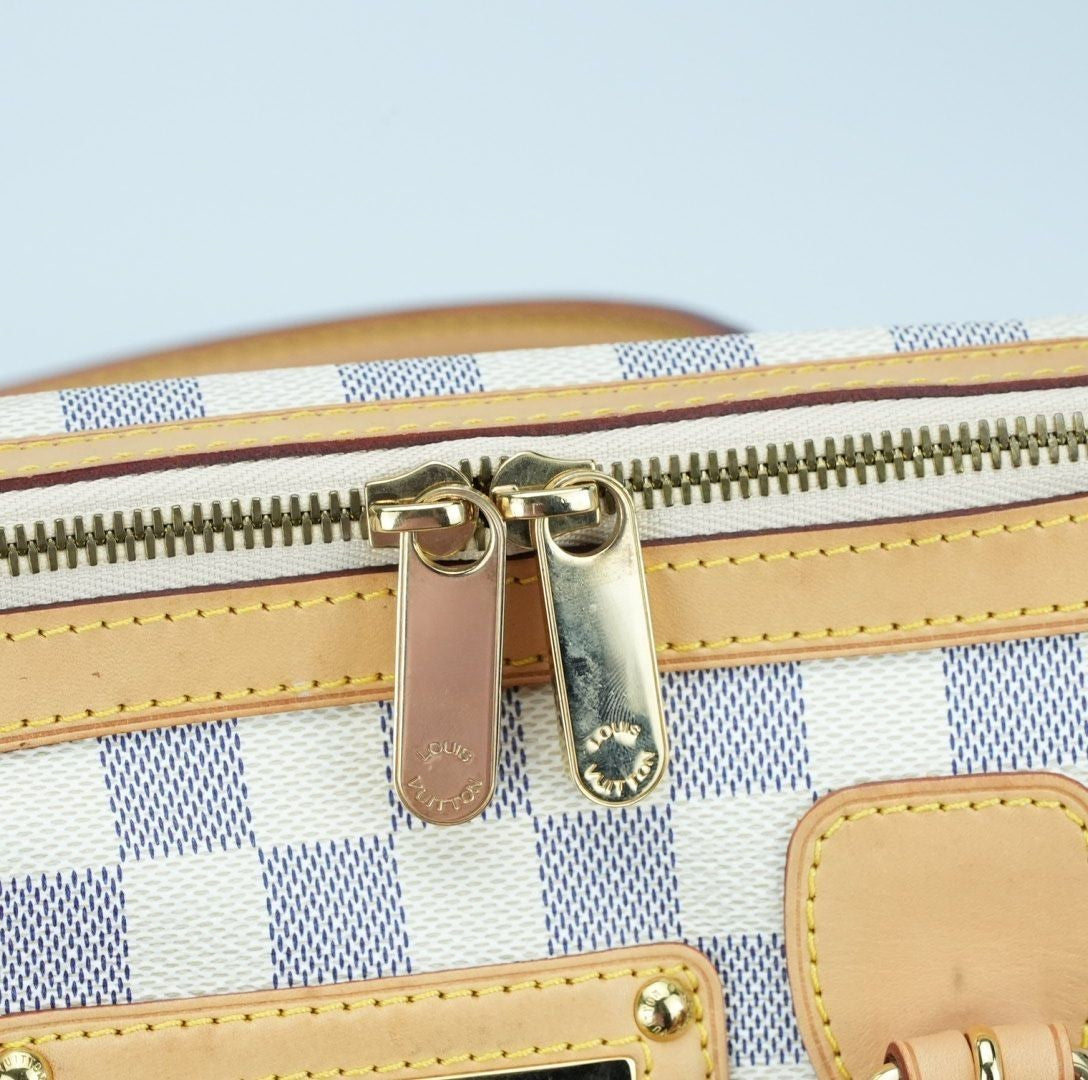LOUIS VUITTON Berkeley N52001 Boston Bag Travel Large Capacity White