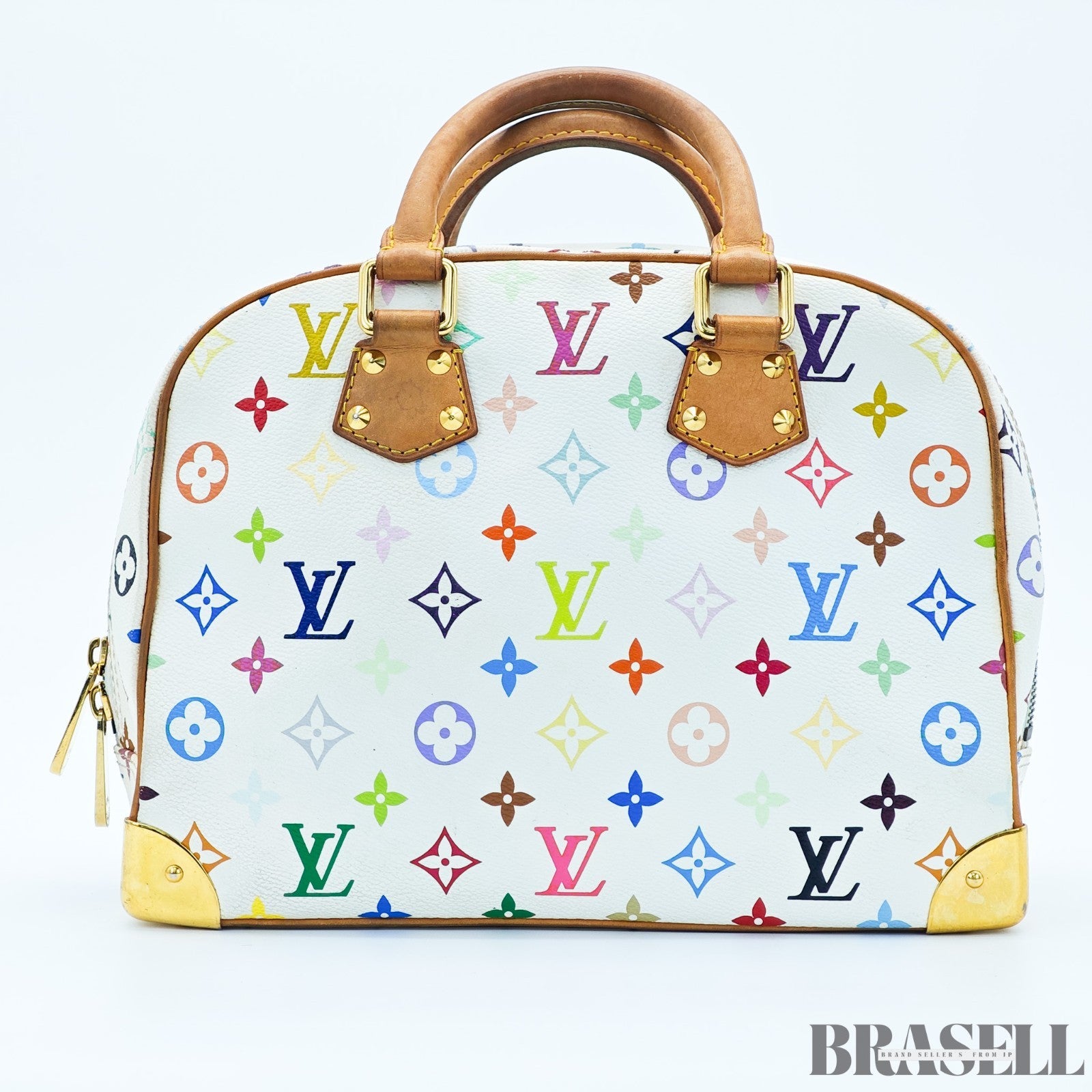 LOUIS VUITTON Trouville Bag M92663 Monogram Handbag Multicolore Blanc