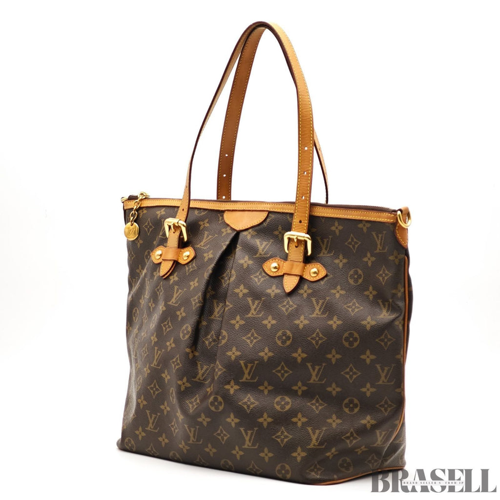 LOUIS VUITTON LV Palermo GM Shoulder Tote Bag Monogram M40146 Brown