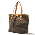 LOUIS VUITTON LV Palermo GM Shoulder Tote Bag Monogram M40146 Brown