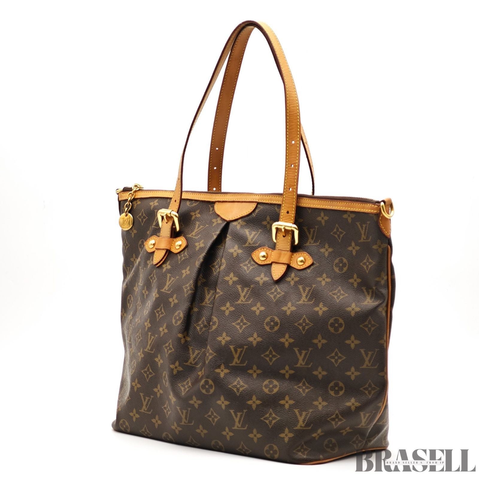 LOUIS VUITTON LV Palermo GM Shoulder Tote Bag Monogram M40146 Brown