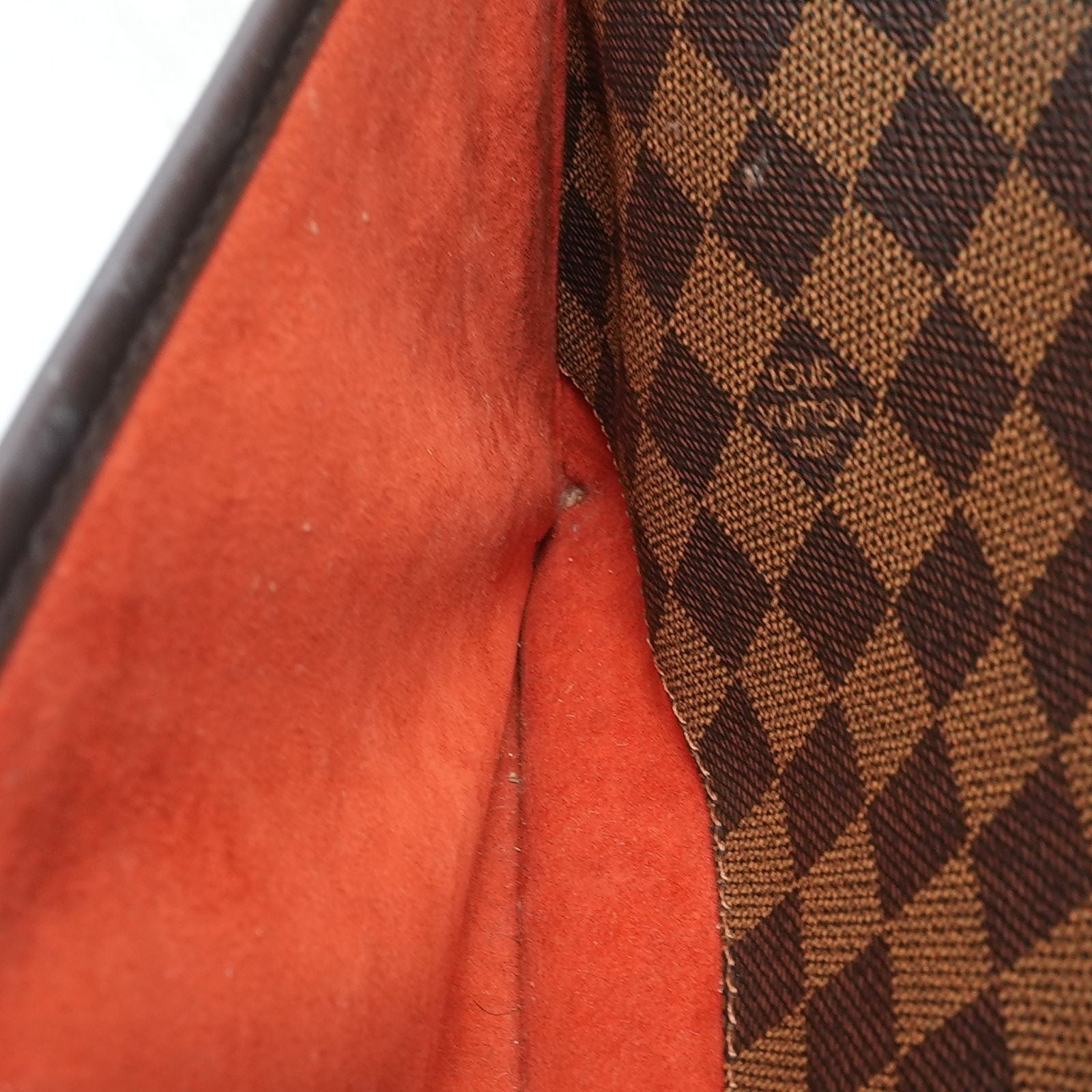 LOUIS VUITTON Damier Saria Horizontal N51282 Handbag Brown Shoulder Bag