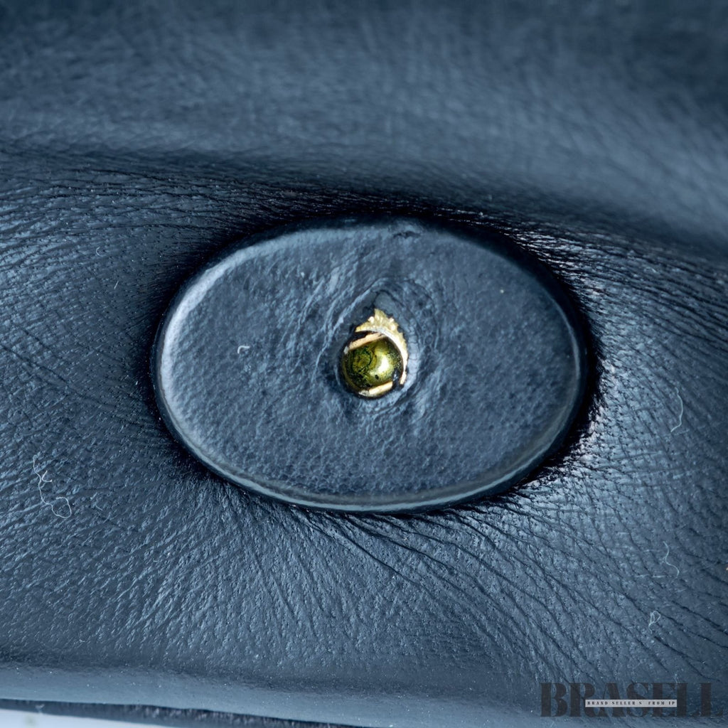 Chanel Chain Shoulder Diana Lambskin Shoulder Bag Flap Compact Black Women