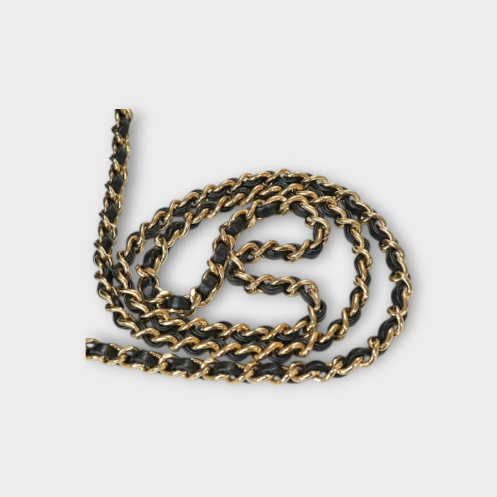 CHANEL Chain shoulder bag mini MATRASSE Coco Mark lambskin AS5219