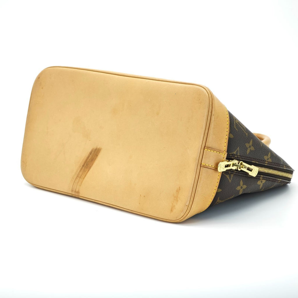 LOUIS VUITTON Monogram Alma M51130 Bag Brown Women's