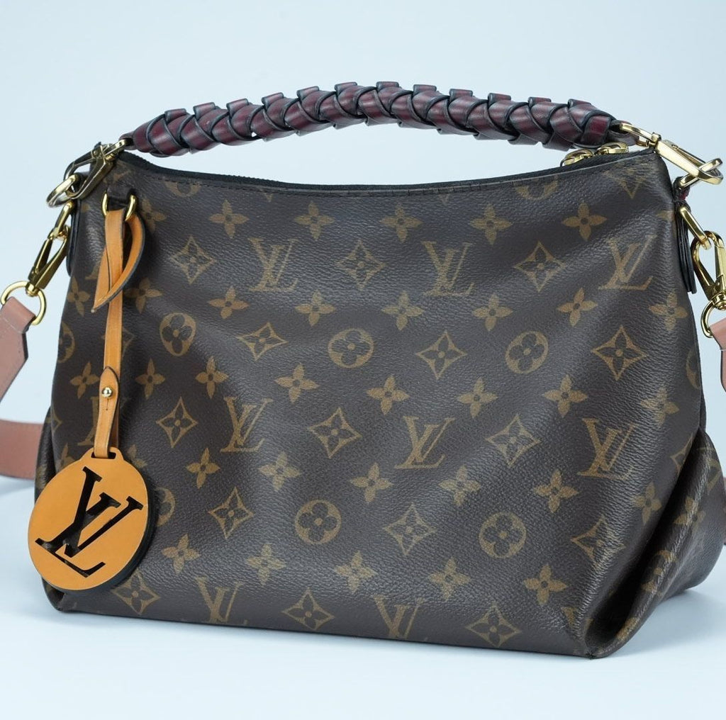 LOUIS VUITTON M55090 Monogram Mini Zipped Hobo 2-Way Shoulder Bag/Handbag