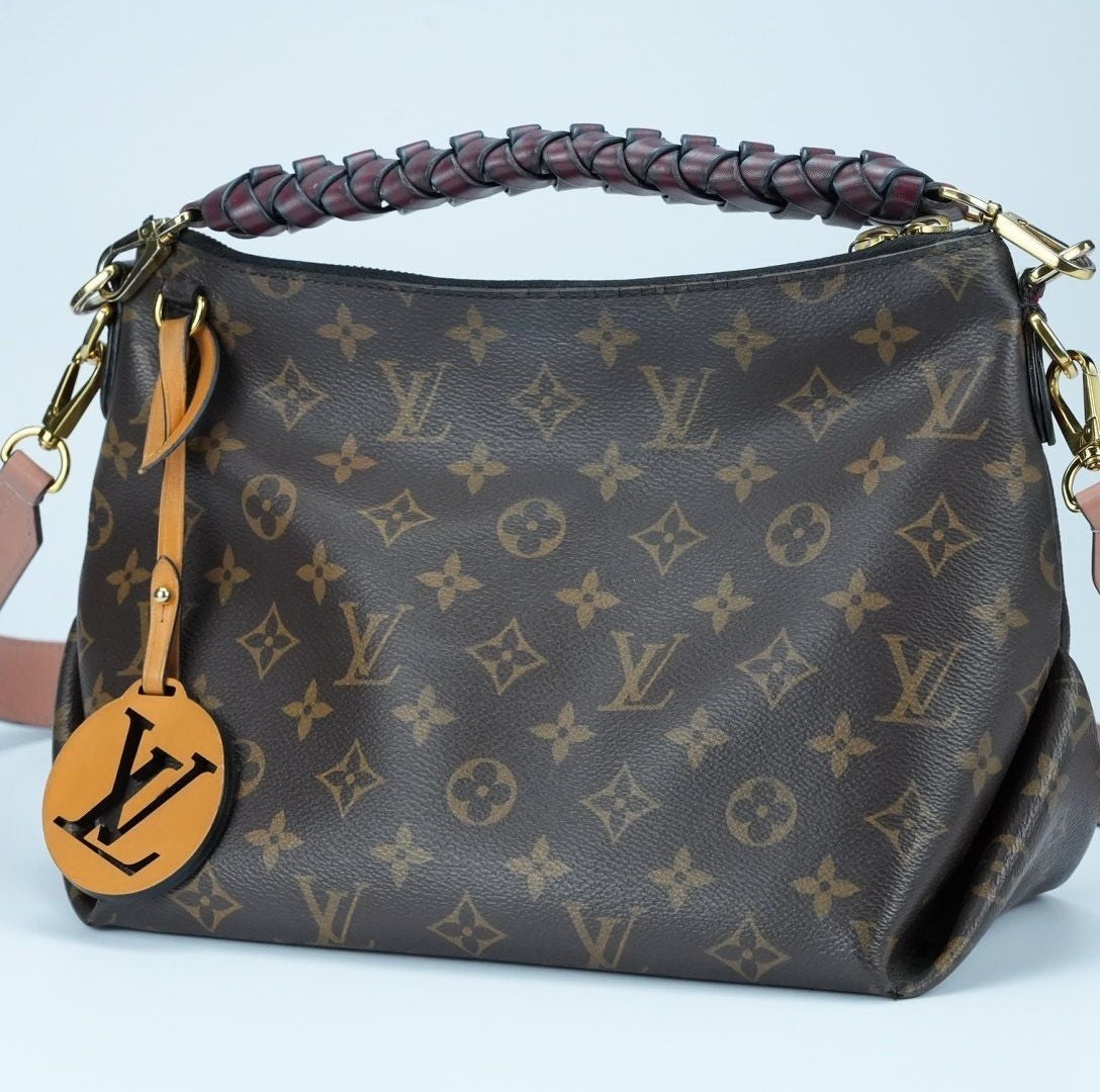 LOUIS VUITTON M55090 Monogram Mini Zipped Hobo 2-Way Shoulder Bag/Handbag