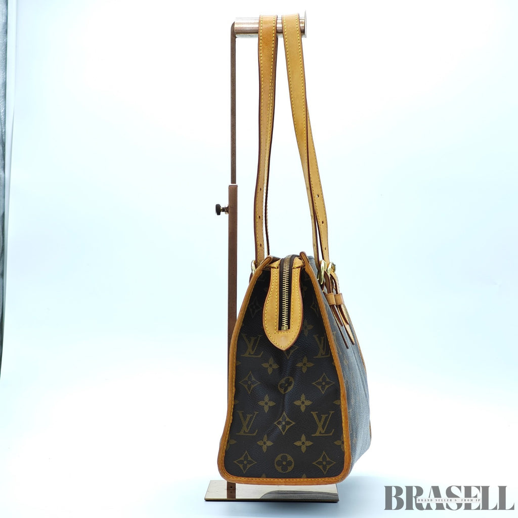 LOUIS VUITTON Popincourt Au Tote Bag Monogram M40007 Canvas Brown