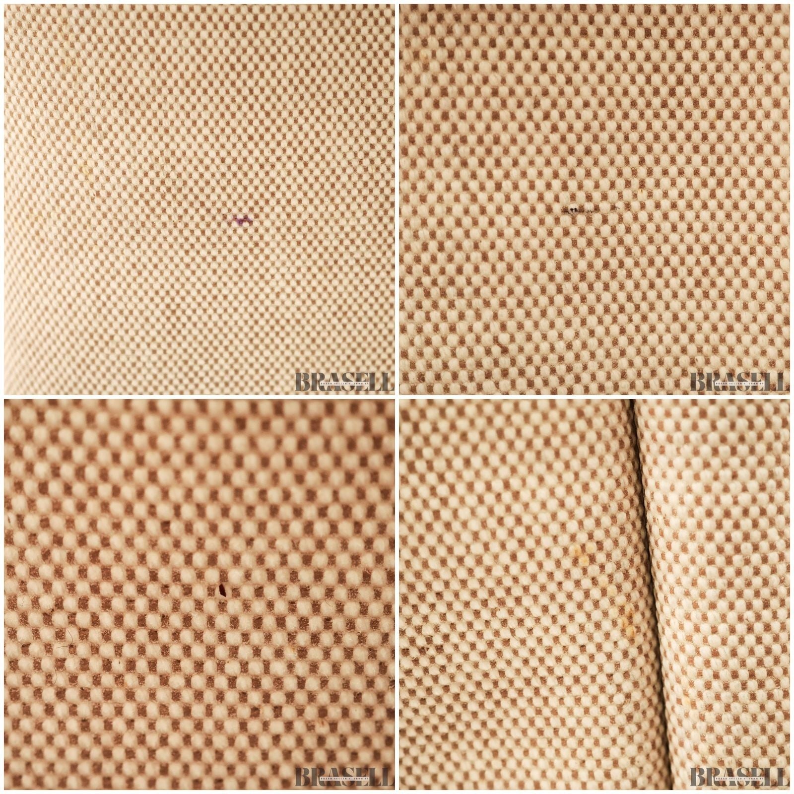 Hermès Herbag MM Handbag Trapezoid Canvas Large Beige Unisex With Padlock