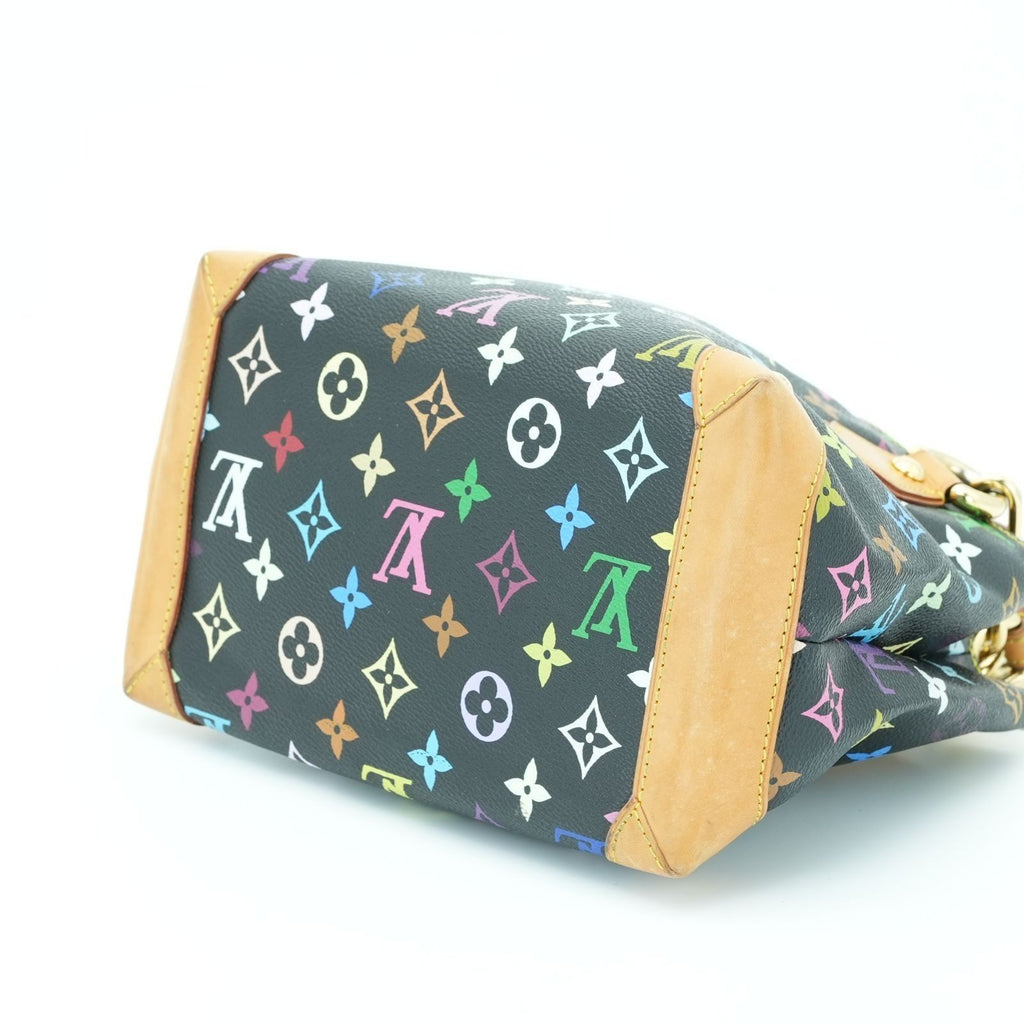 LOUIS VUITTON Multicolore Audra M40048 Handbag Noir Black Women's