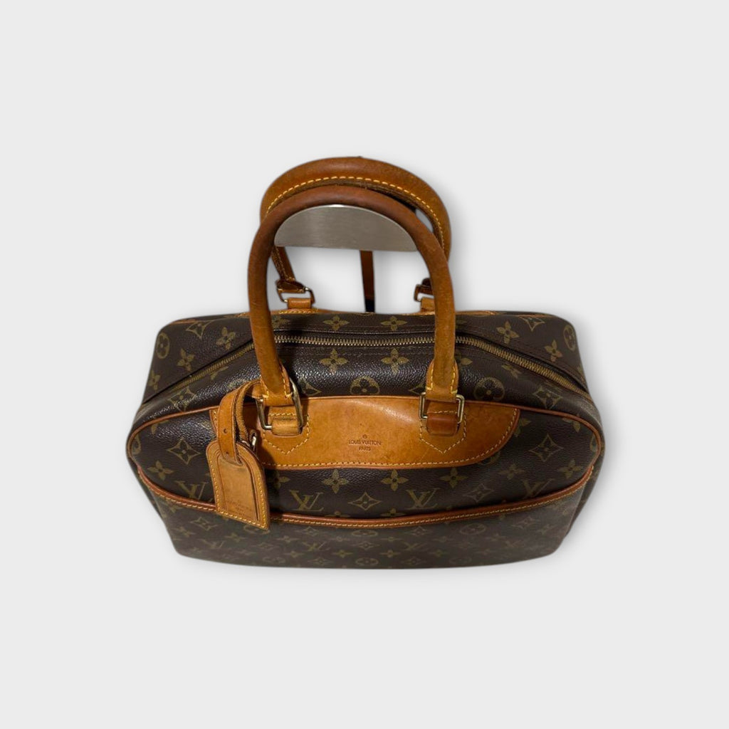 Louis Vuitton M47270 Bowling Vanity Deauville Brown PVC Leather Boston Bag 【B】