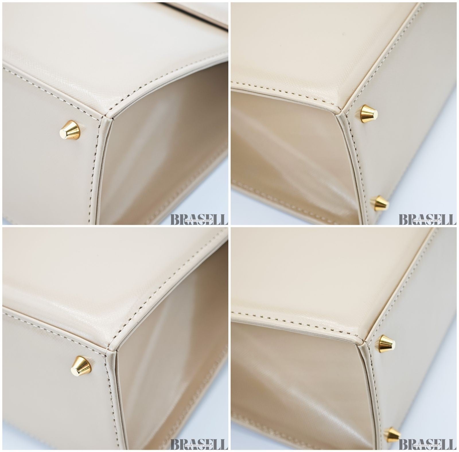 Yves Saint Laurent Vintage Style Top Handle Bag with Logo Hardware