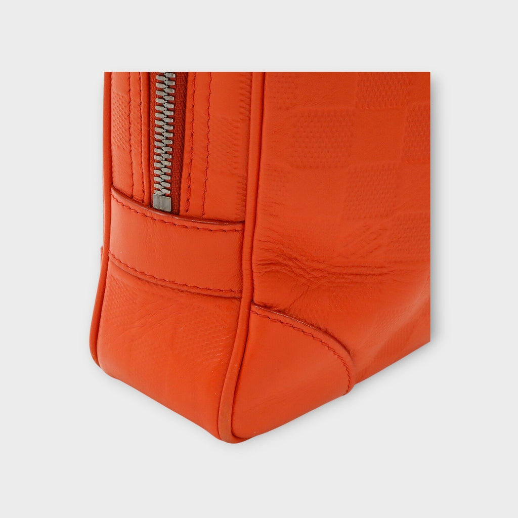 Louis Vuitton Damier Infini PDV Porte-Documents Voyage Briefcase Orange 【A】