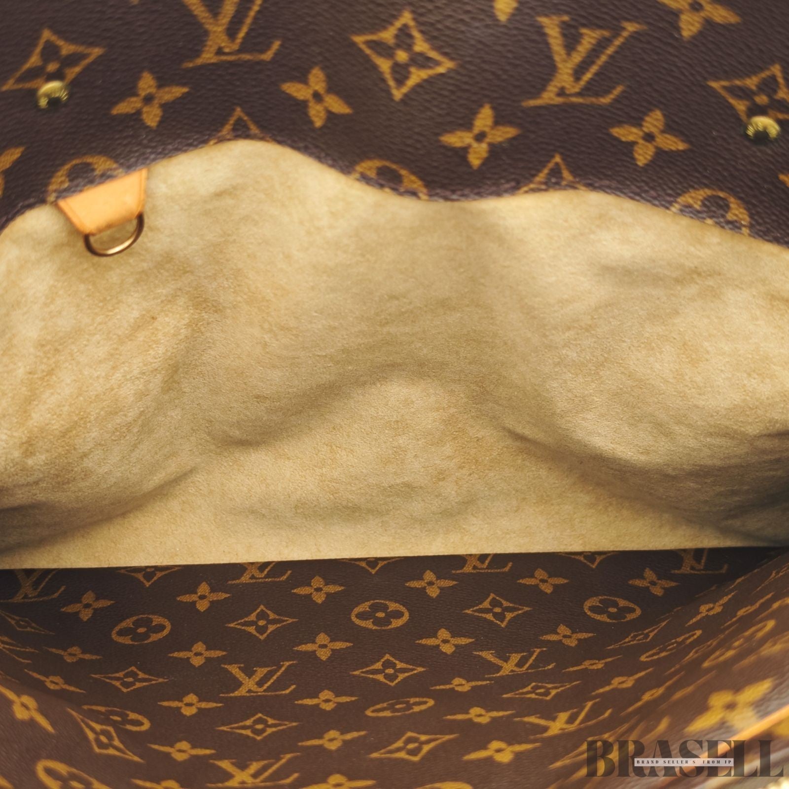 Louis Vuitton Monogram Rivoli M53380 Business Bag Handbag Brown Canvas Unisex