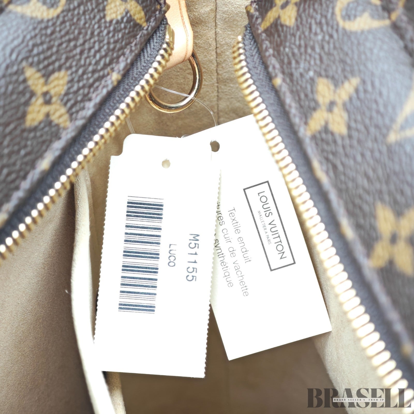 LOUIS VUITTON Luco M51155 Tote Bag Monogram Brown