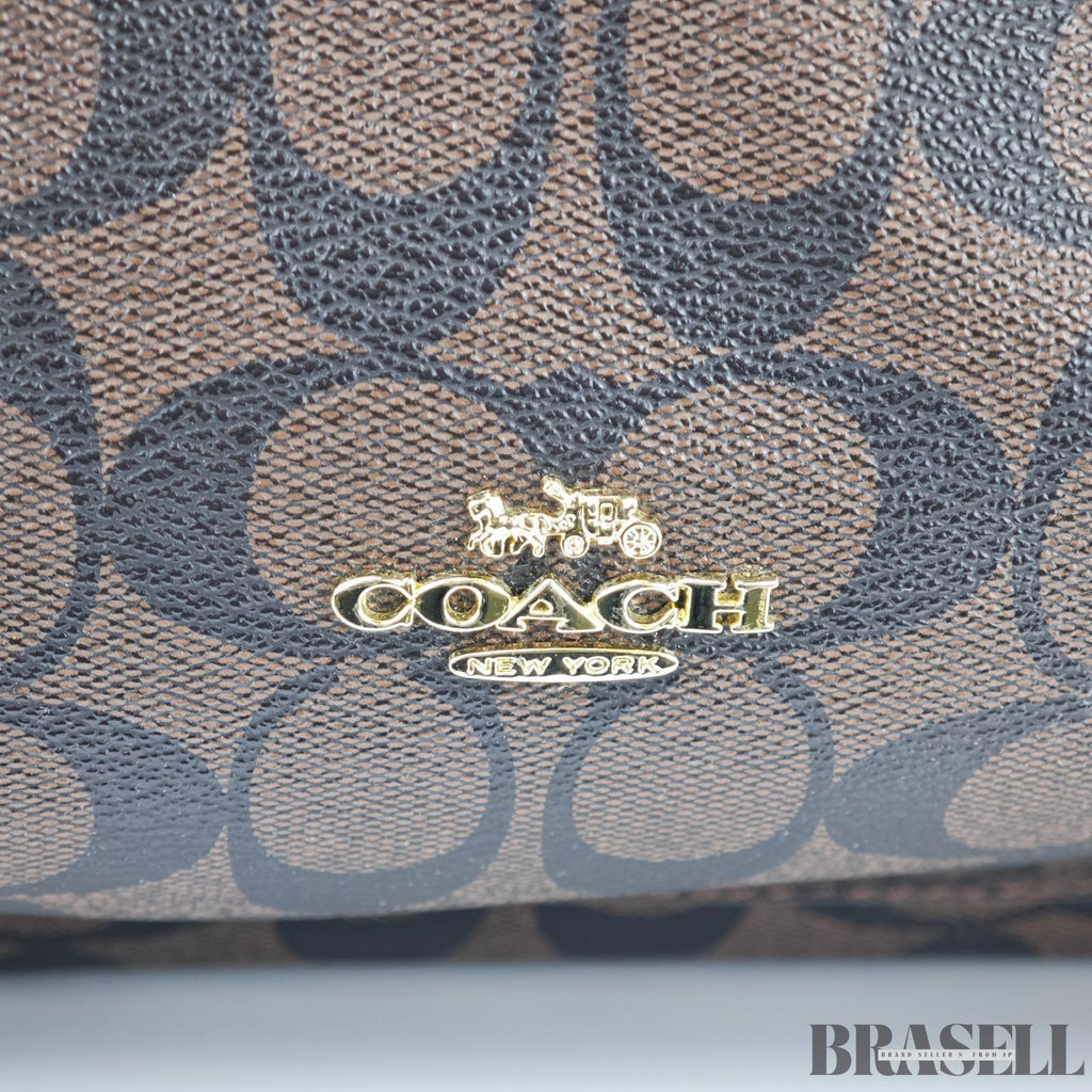 COACH Charlie Signature Backpack Brown color for Men and Women
