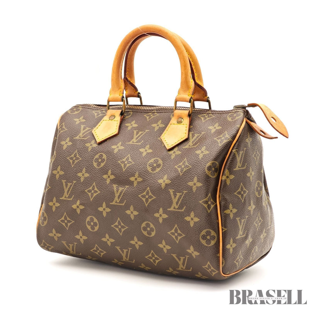 LOUIS VUITTON Speedy 25 M41528 Mini Boston Bag Brown Monogram Canvas Women's