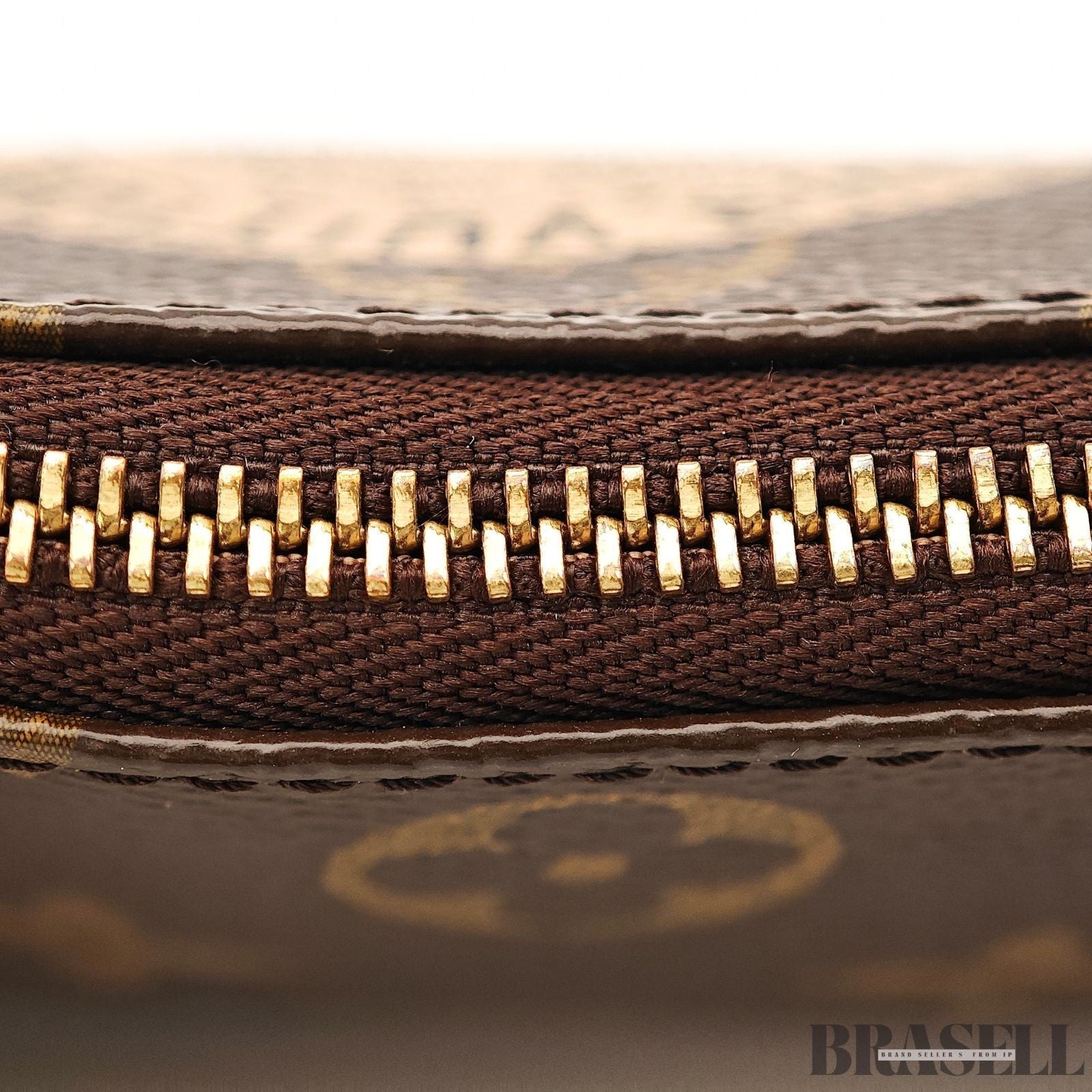 Louis Vuitton Mini Pochette Accessoires M60153 Bag Handbag Compact Brown Women’s