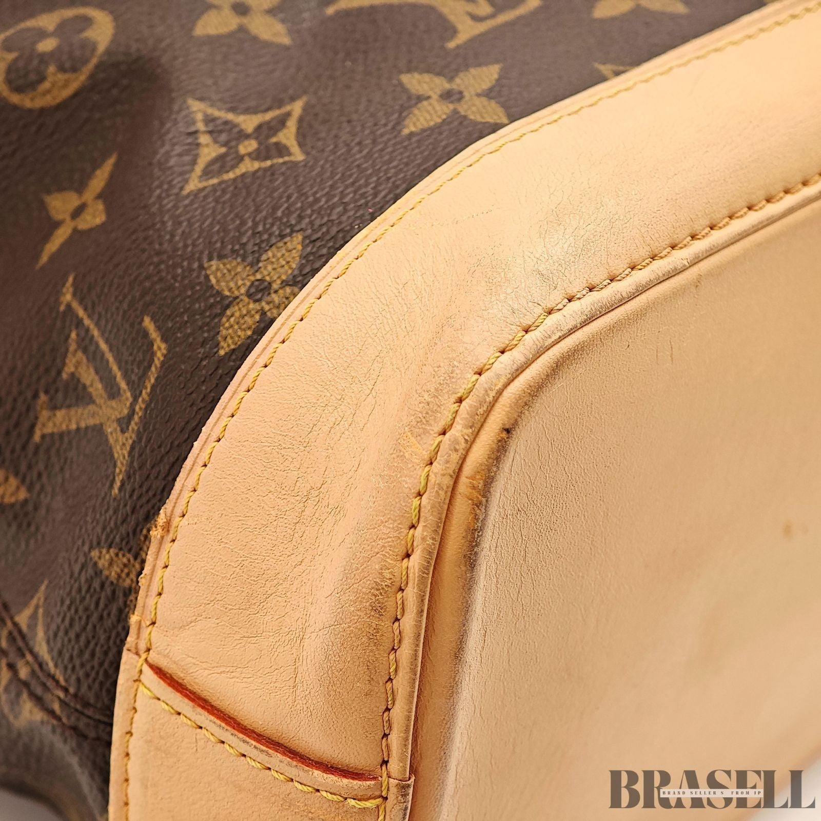 Louis Vuitton Lockit Horizontal Tote Bag M40104 Monogram Canvas Leather Brown