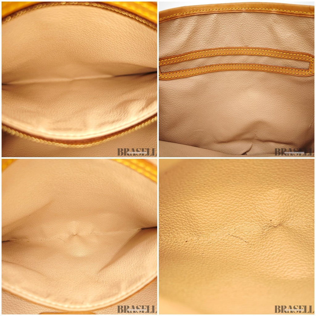LOUIS VUITTON Bucket GM M42236 Tote Bag Monogram Brown Leather Pouch Dust Bag