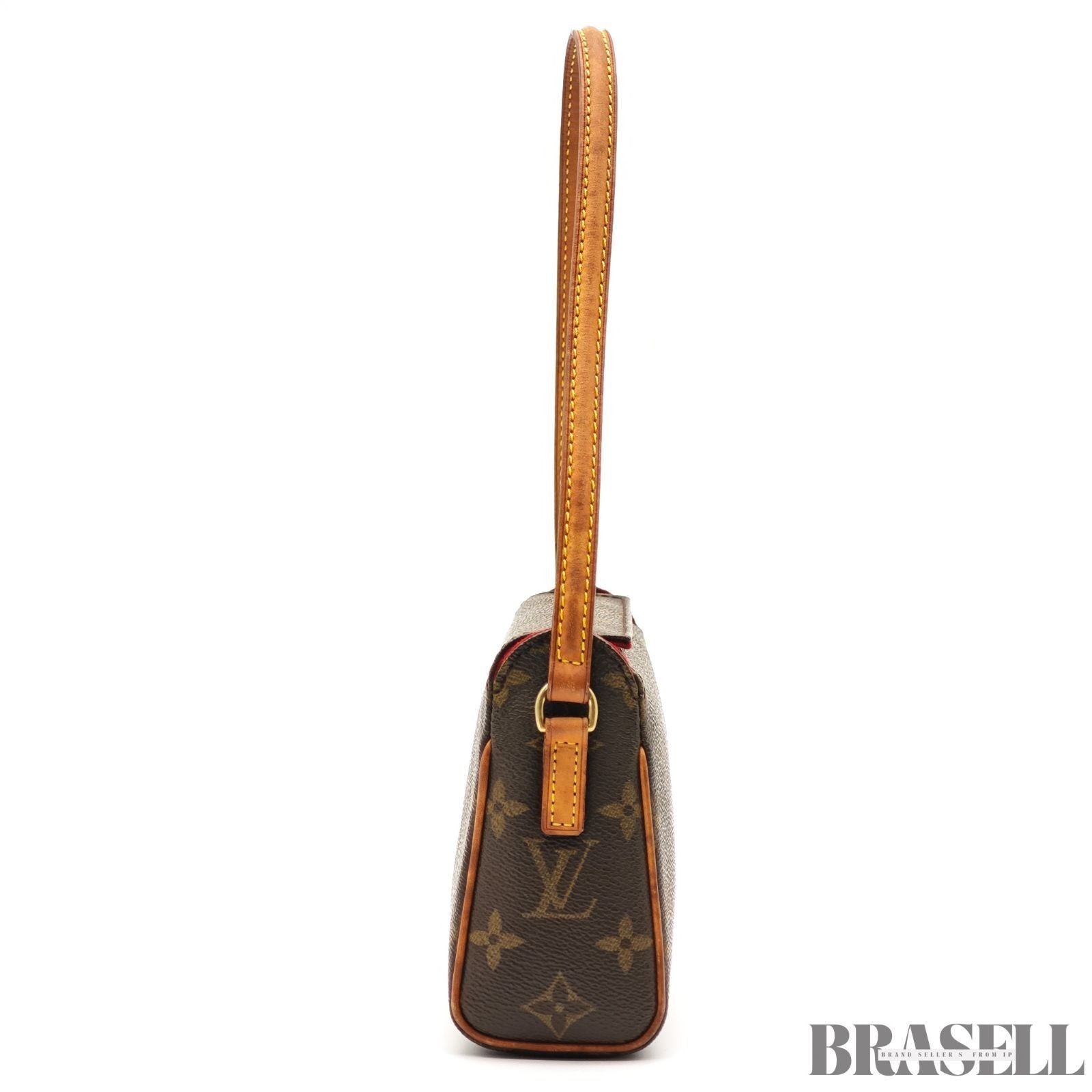 Louis Vuitton Recital M51900 Monogram Canvas Brown Handbag w/Box Dust Bag