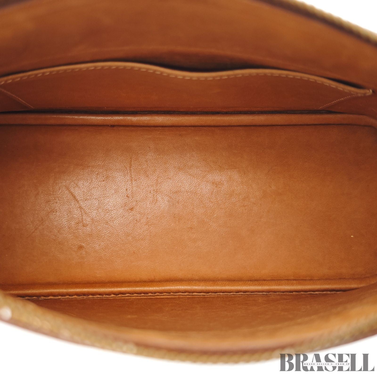 Hermes Bolide 27 Voe Epson 2way Handbag Shoulder Bag Brown Gold