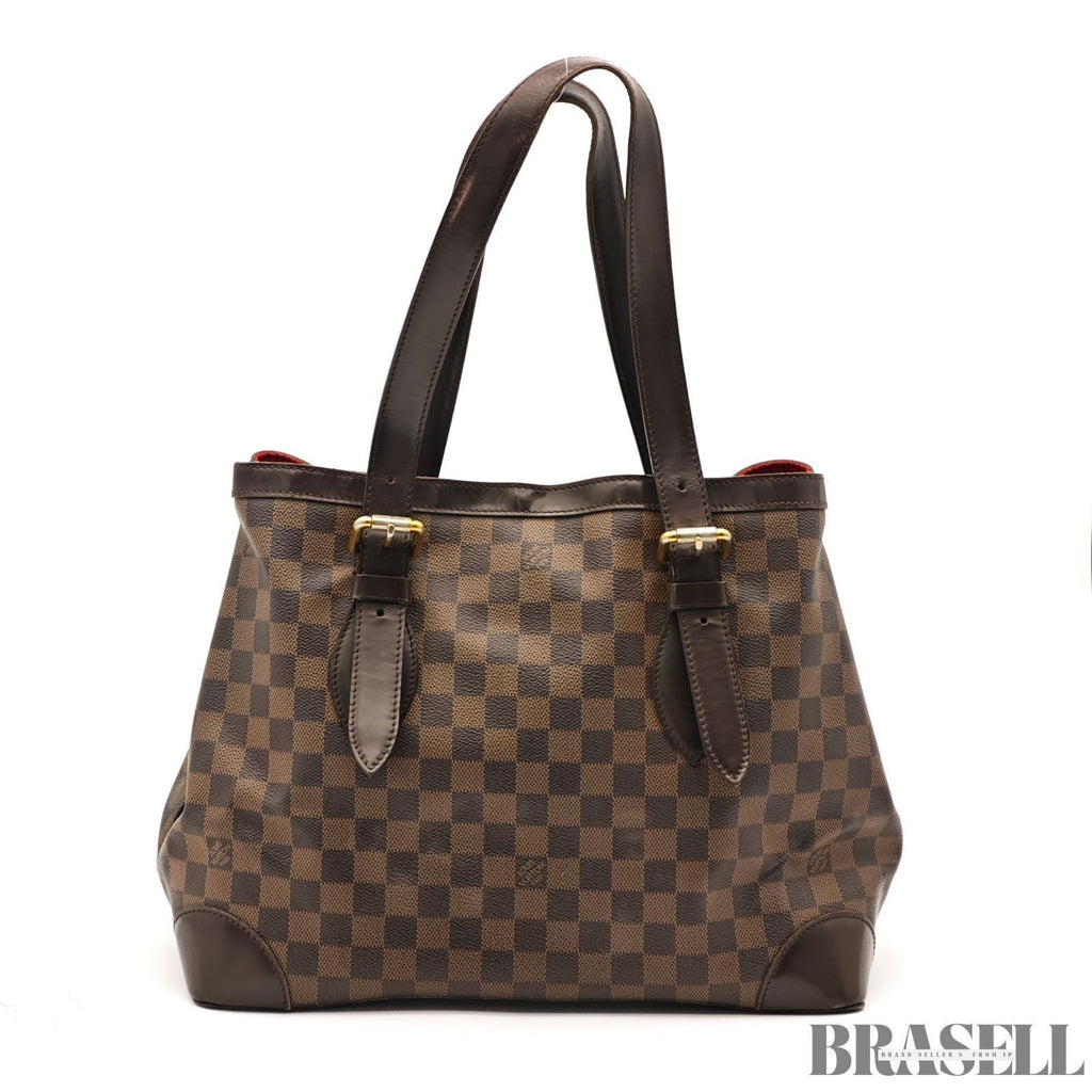 Louis Vuitton Hampstead MM N51204 Damier Ebene Tote Bag Handbag Brown