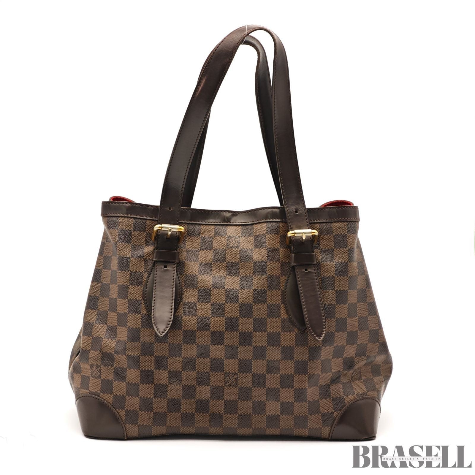Louis Vuitton Hampstead MM N51204 Damier Ebene Tote Bag Handbag Brown