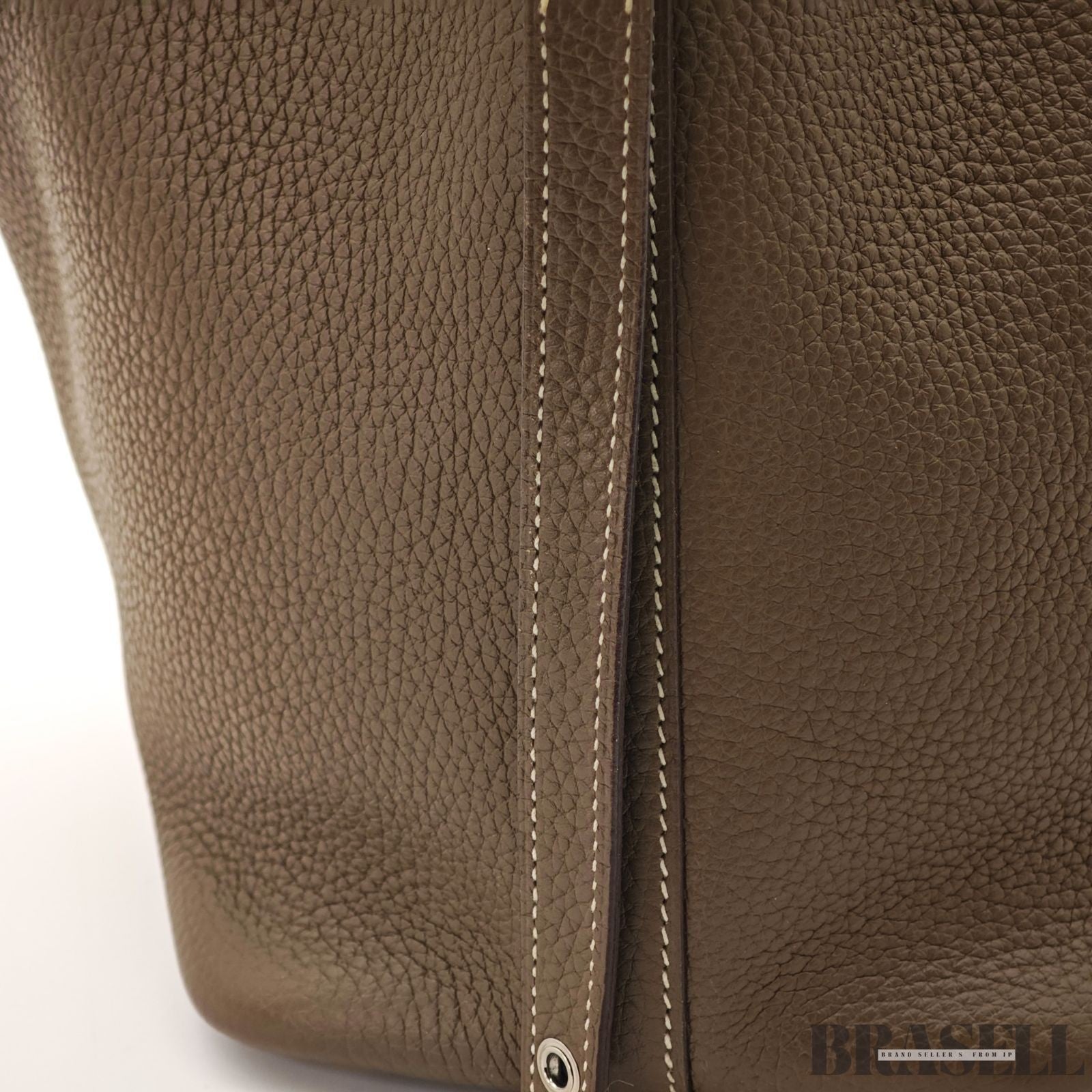 Hermes Picotin Lock PM 18 etoupe Handbag Women's With Padlock Key