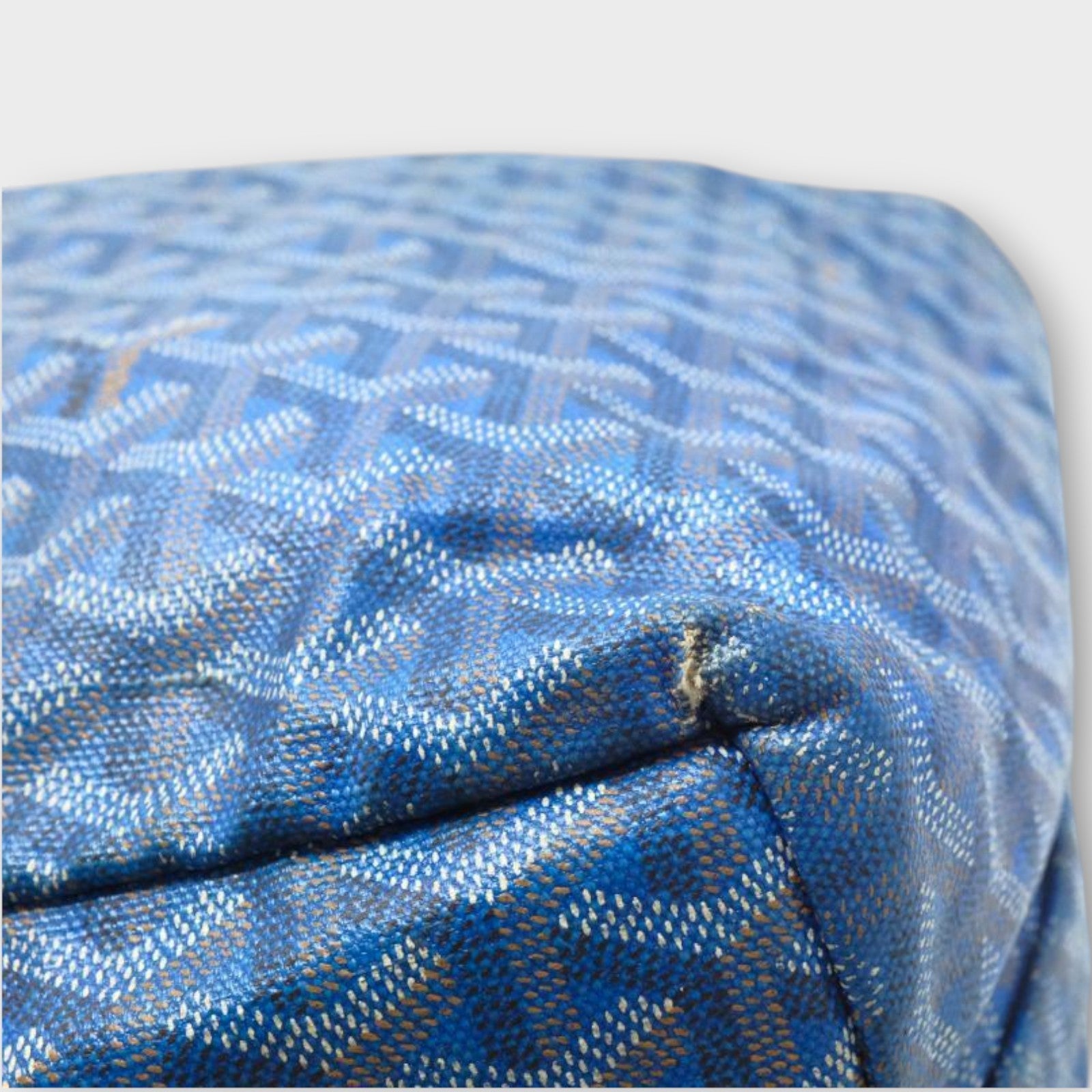 Goyard Saint Louis Tote Bag PM Blue with Pouch