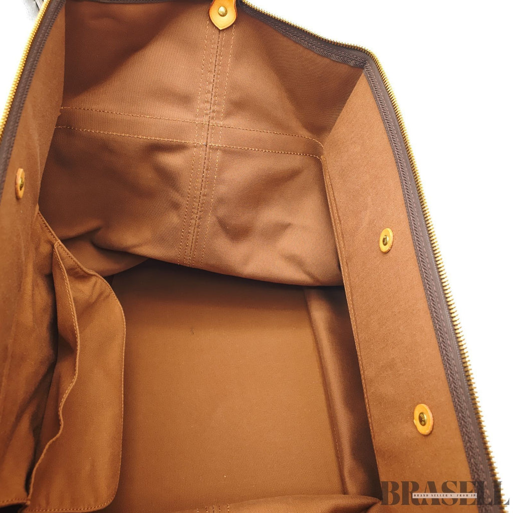 LOUIS VUITTON Monogram Canvas Leather Cruiser 45 Boston Bag M41137 Auth
