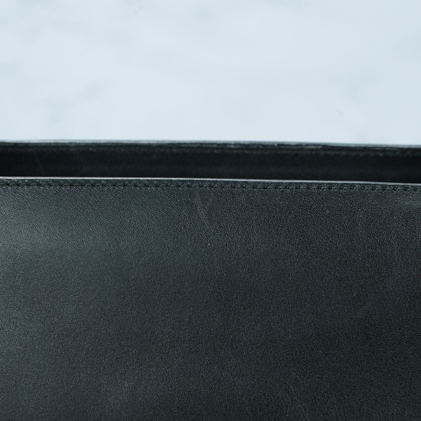 PRADA Vitello VITELLO CORINO NERO Handbag BR1277 Black Tote Bag