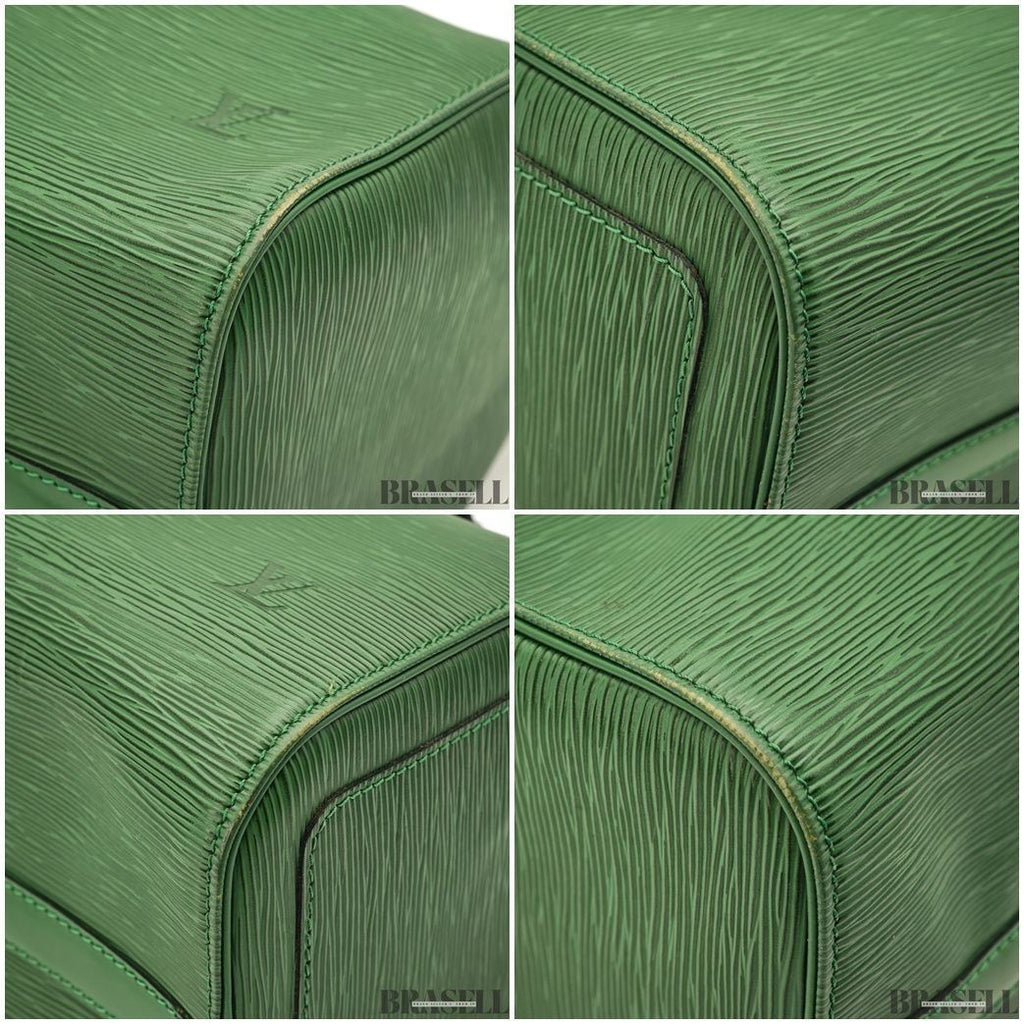 LOUIS VUITTON Epi Speedy 30 Hand Bag Mini Boston Borneo Green M43004 Leather