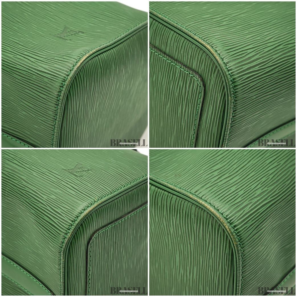LOUIS VUITTON Epi Speedy 30 Hand Bag Mini Boston Borneo Green M43004 Leather