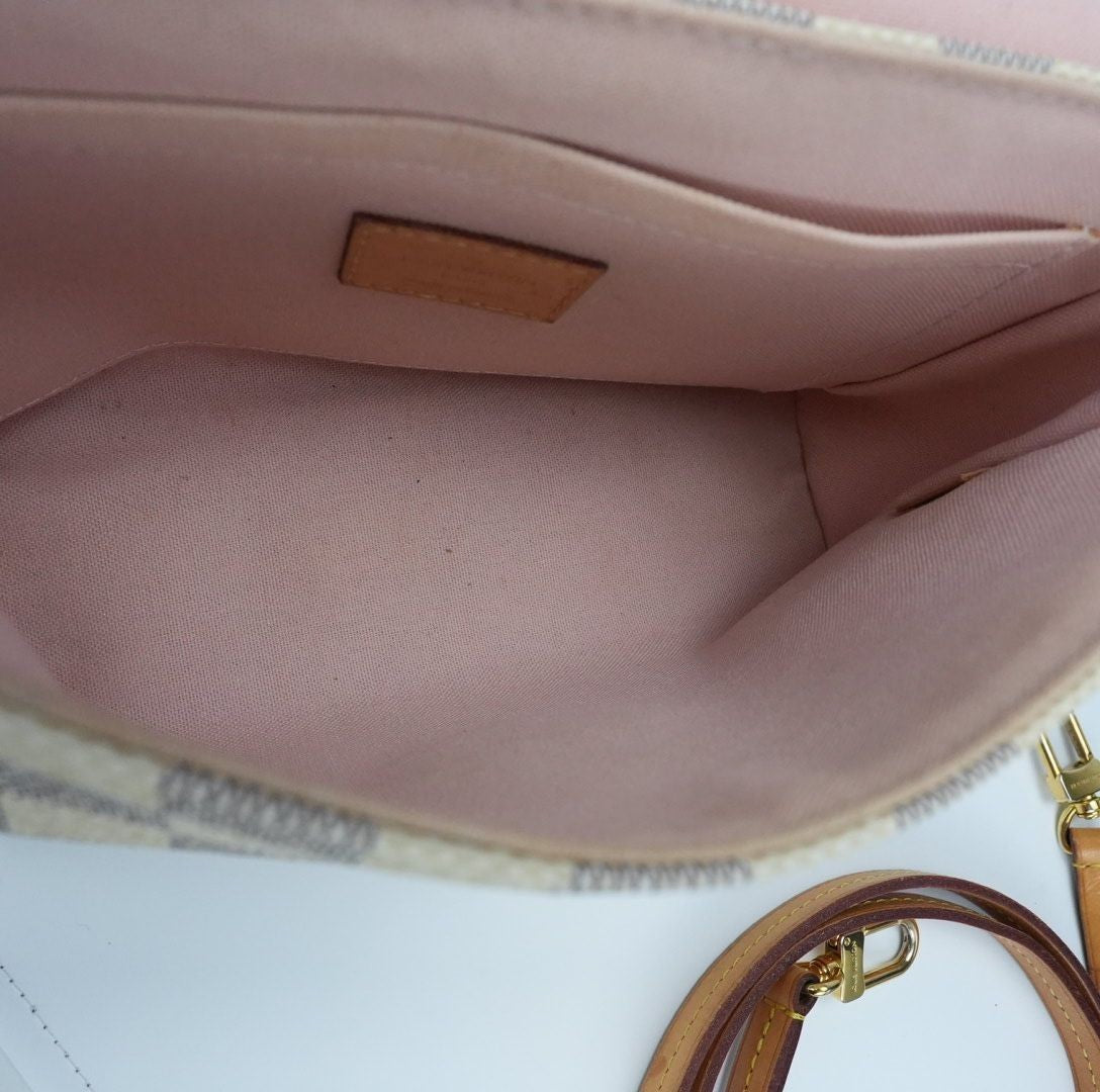 LOUIS VUITTON Damier Azur Croisette Handbag Shoulder Bag N41581