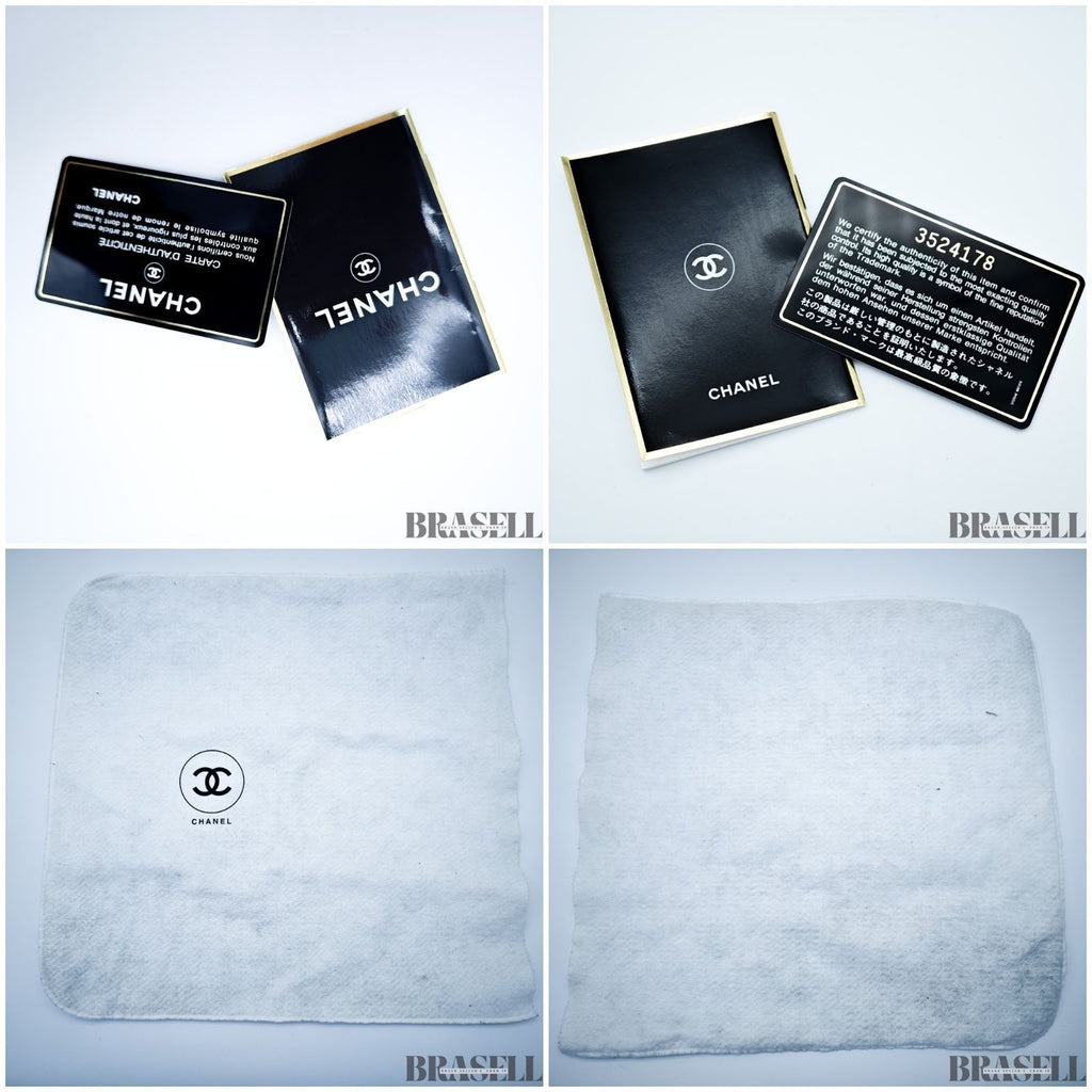 Chanel Drawstring Lambskin Coco Mark Chain Shoulder Bag Black Women w/Dust Bag