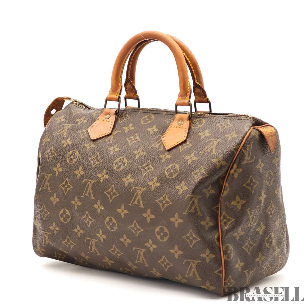 LOUIS VUITTON Speedy 30 M41526 Mini Boston Bag Brown Monogram Canvas Women's