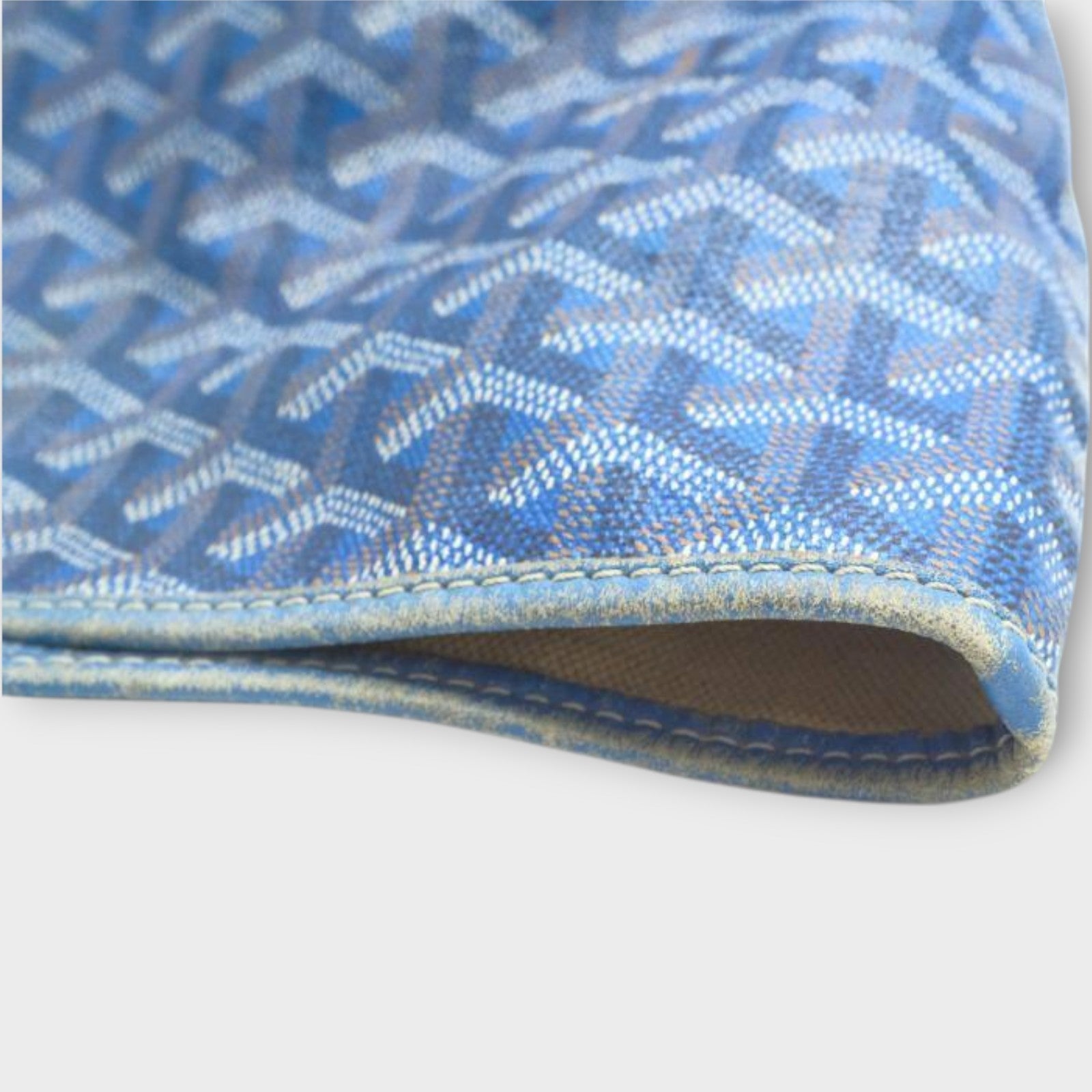Goyard Saint Louis Tote Bag PM Blue with Pouch