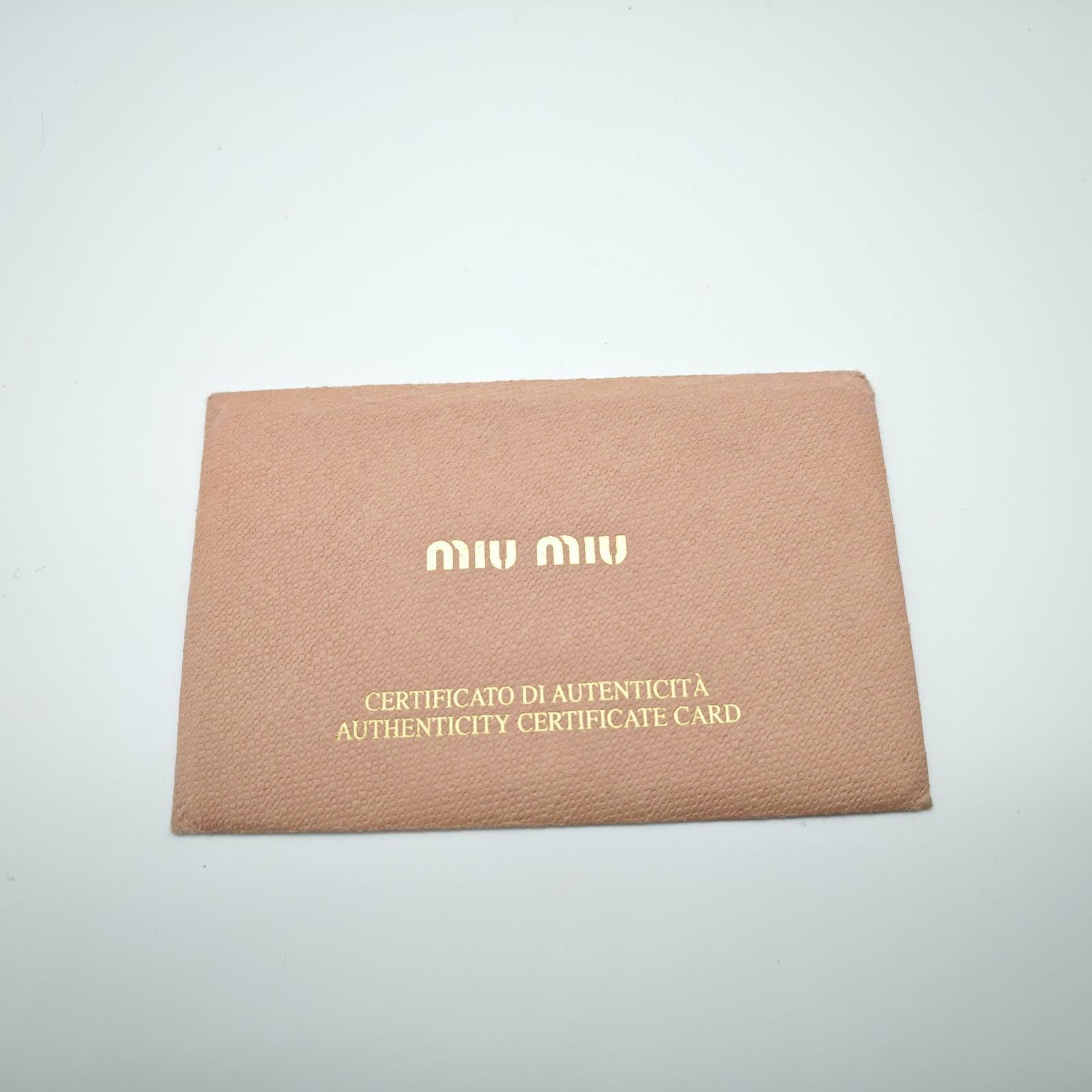 MIU MIU Nappa Croquet Matelassé Shoulder Bag Brown Unisex
