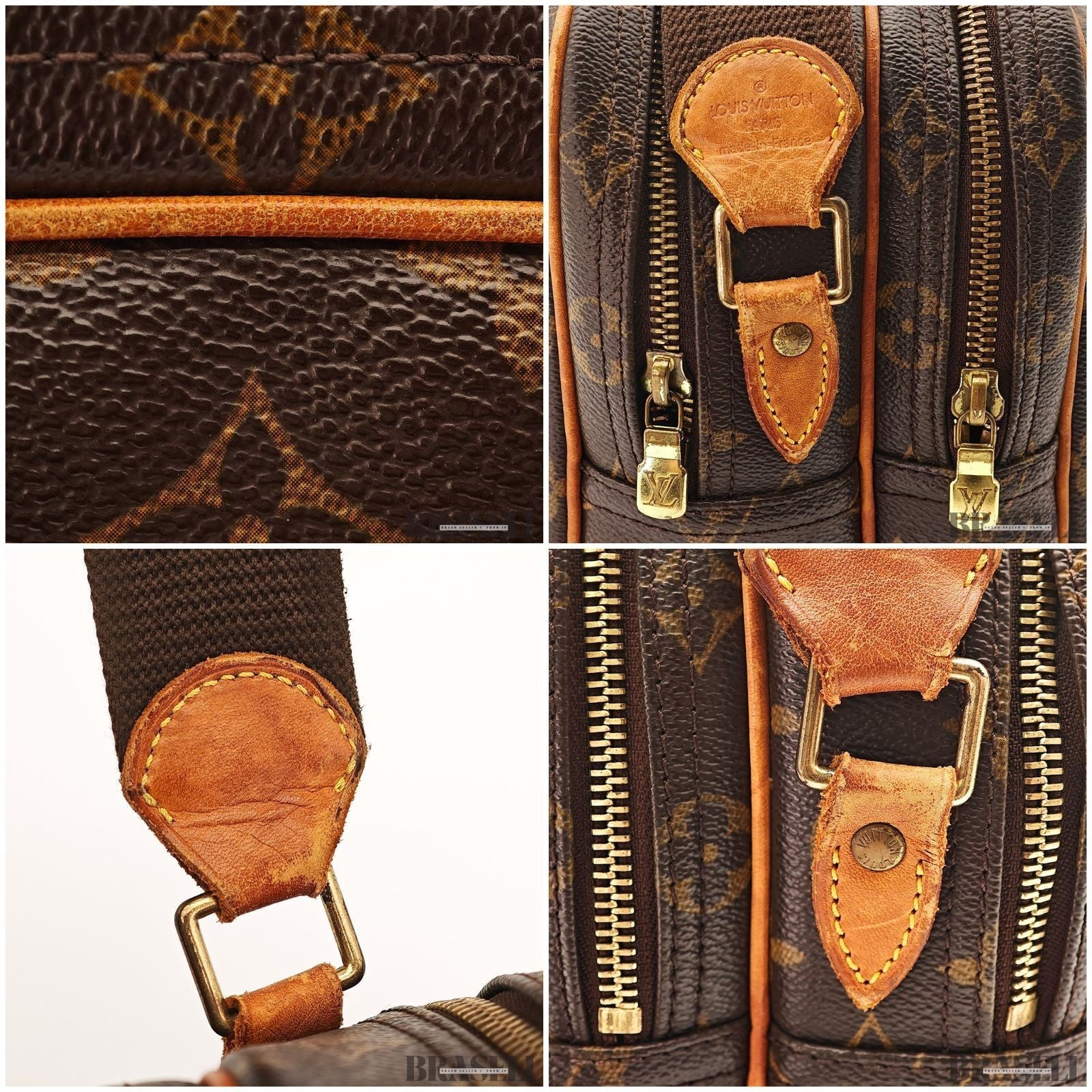 LOUIS VUITTON Reporter PM Crossbody Shoulder Bag Monogram Leather M45254 SP0053