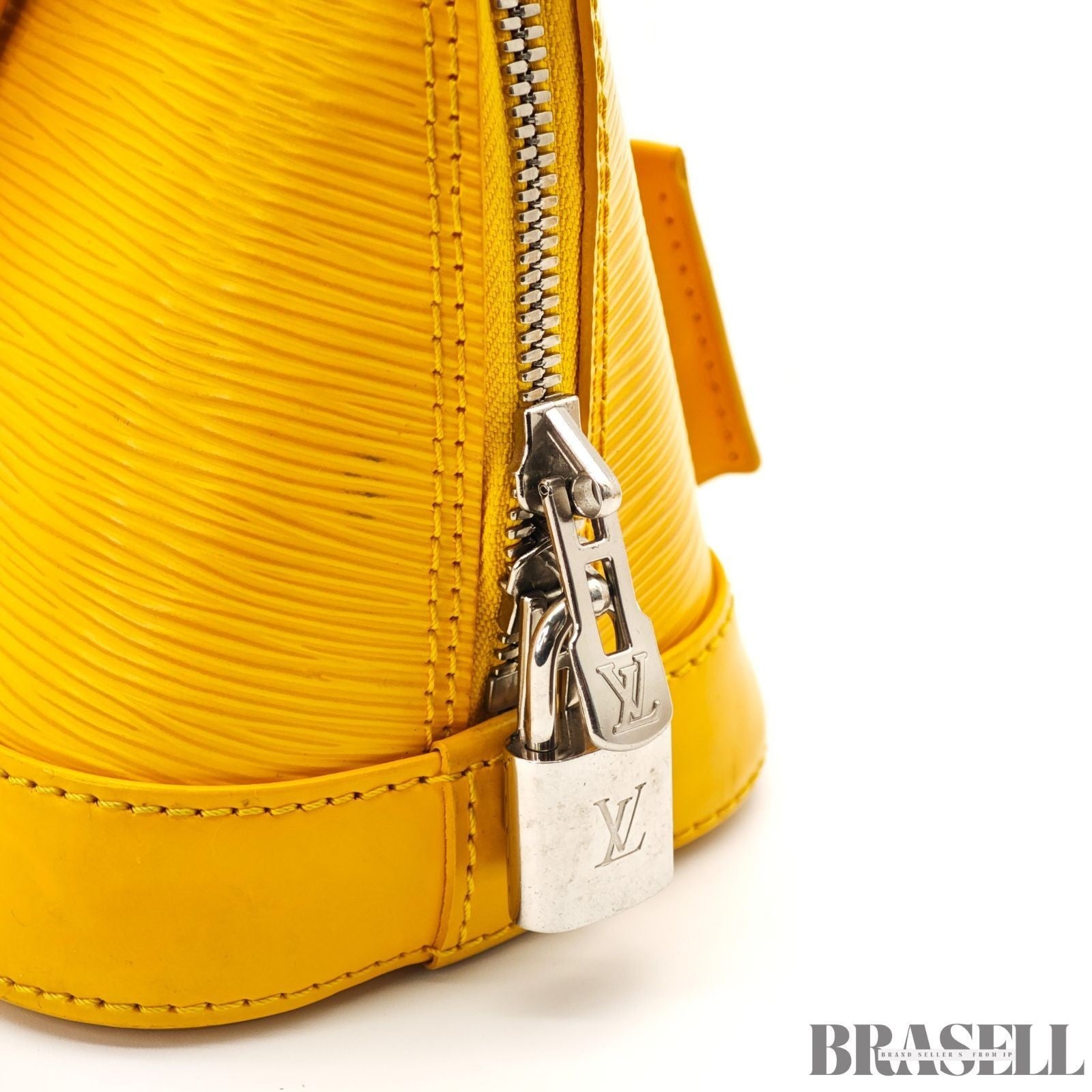 LOUIS VUITTON M40866 Epi Alma BB 2Way Citron Shoulder Bag Crossbody Handbag
