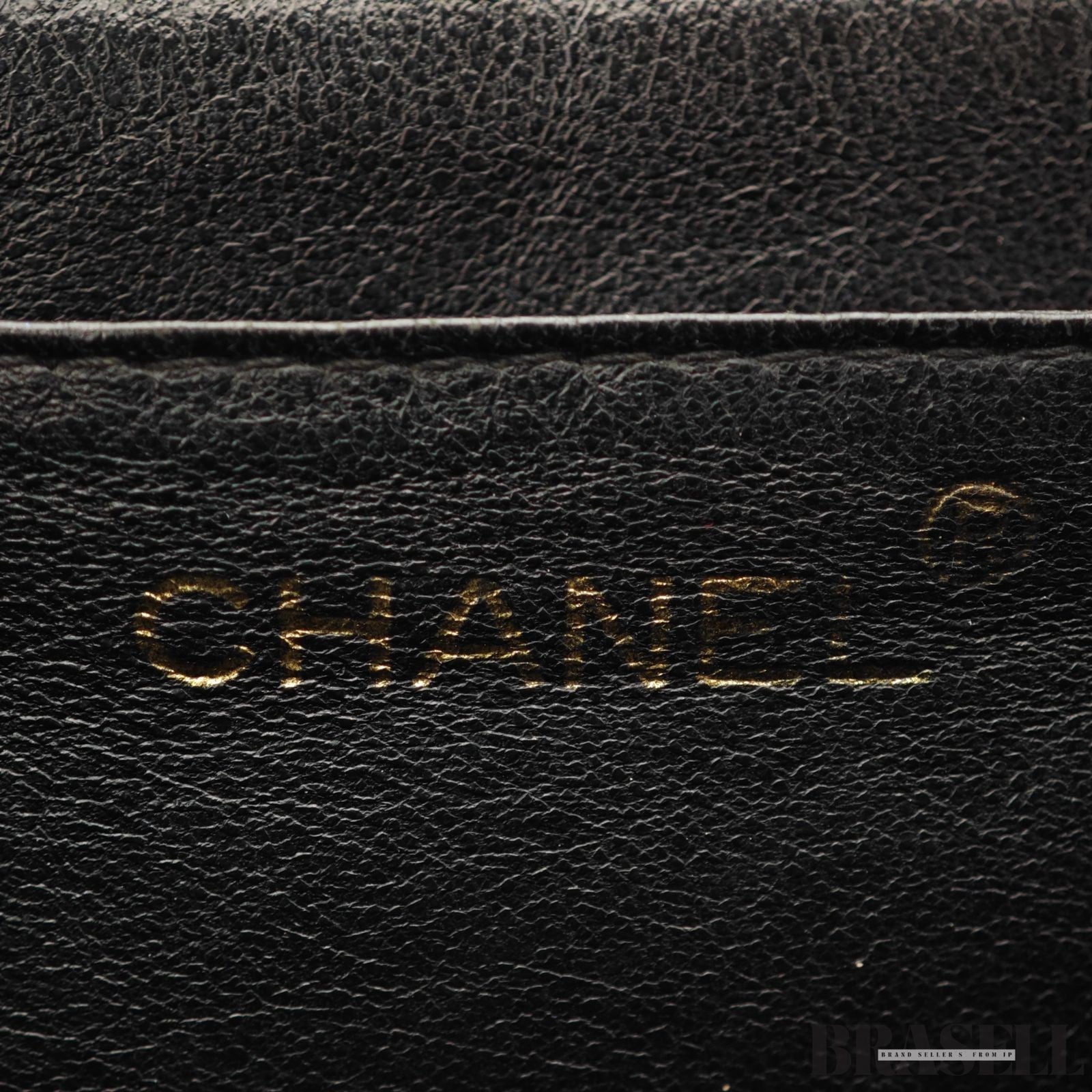 CHANEL Top Handle Bag Caviar Leather Handbag Black Women's with Dust Bag Card