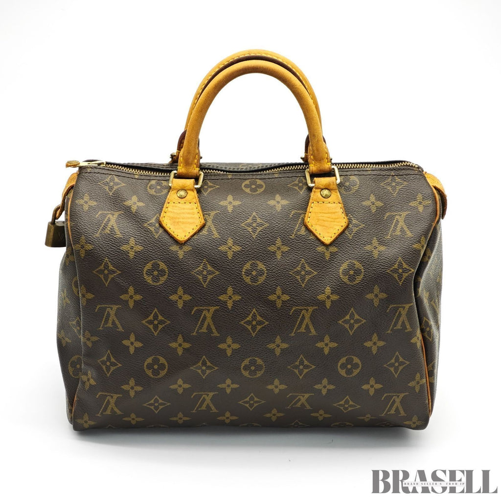 Borsa a mano Louis Vuitton Speedy 30 M41526 Monogram marrone da donna